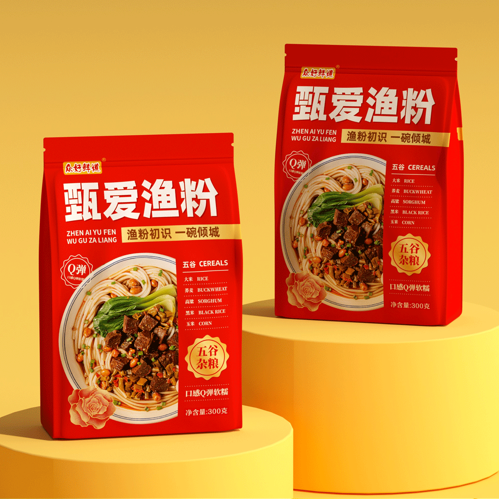 甄爱鱼粉线下款